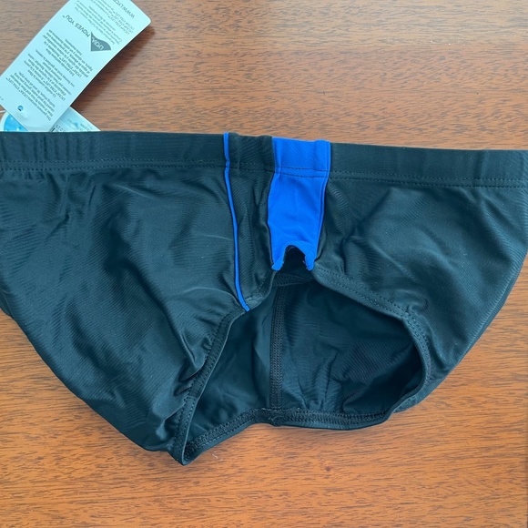 Sporti Piped Splice Brief Swimsuit - Picture 3 of 3